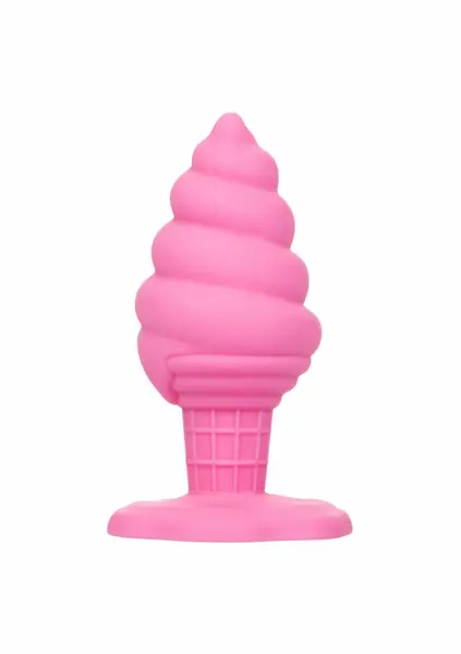 Naughty Bits Yum Bum Ice Cone Silicone Plug with Suction Base 10 cm