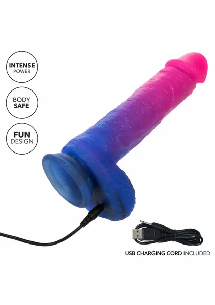 Ombre Hombre XL Vibrating Silicone Intimate Machine with Suction Cup