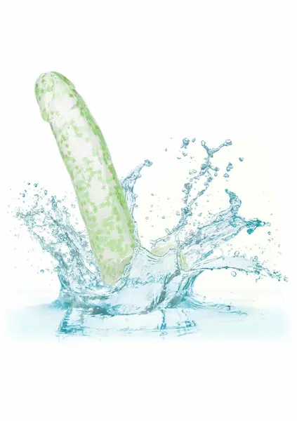 Naughty Bits I Leaf Glow-in-the-Dark Dong 20 cm Suction Cup Green