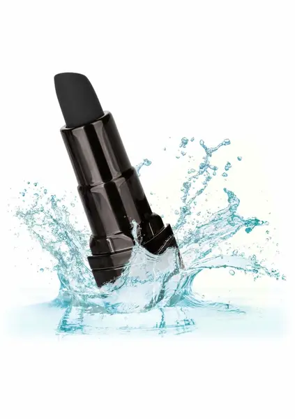 Naughty Bits Evil Bitch Lipstick Vibrator Black Compact 10-Function