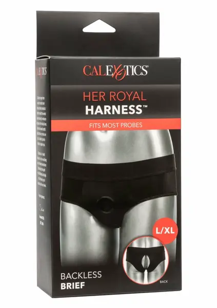 CalExotics Her Royal Harness Backless Brief L/XL - Comfortable Support System