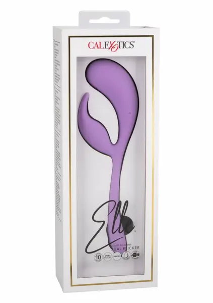 CalExotics Elle Liquid Silicone Dual Flicker Flexible Vibrating Device
