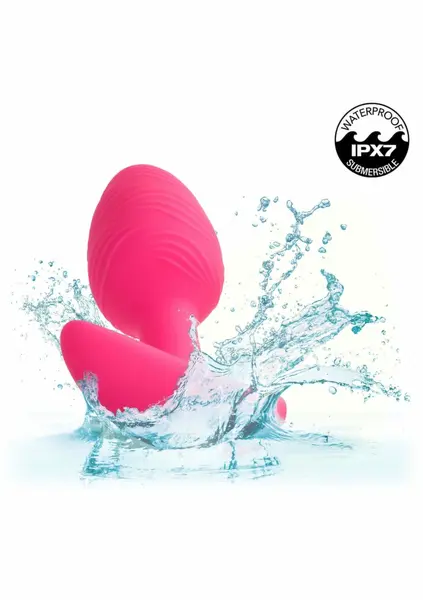 Cheeky Cheeky Glow Vibrating Plug S Glow-in-the-Dark Silicone, USB, IPX7
