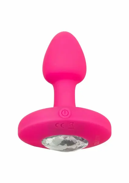 Cheeky Gem Vibrating Probe Small - Compact Silicone Model with Gem Base