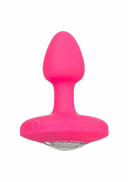 Cheeky Gem Vibrating Probe Small - Compact Silicone Model with Gem Base