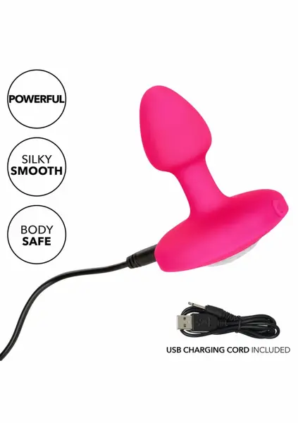 Cheeky Gem Vibrating Probe Small - Compact Silicone Model with Gem Base