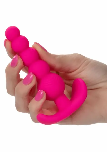 Cheeky X-5 Beads Flexible Silicone Beaded Probe with Pull Handle