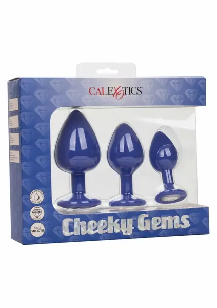 Cheeky Gems комплект за анален тренинг с кристали, 3 бр.