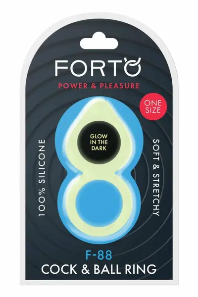 FORTO F-88 Double Ring Glow Premium Silicone Dual Support Ring