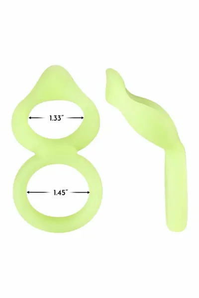 FORTO F-88 Double Ring Glow Premium Silicone Dual Support Ring