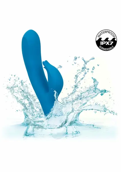 Azure Collection Flutter G Dual Motor Silicone Massager Waterproof