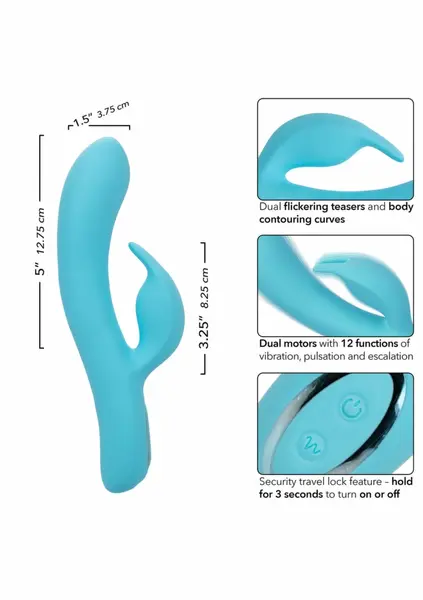 Azure Collection Bunny G силиконов вибратор зайче с два мотора, водоустойчив