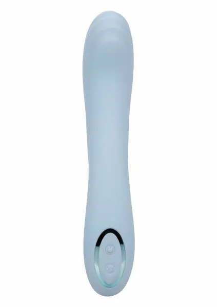 Azure Collection Contoured G Vibrating Massager, 12 Modes, Blue