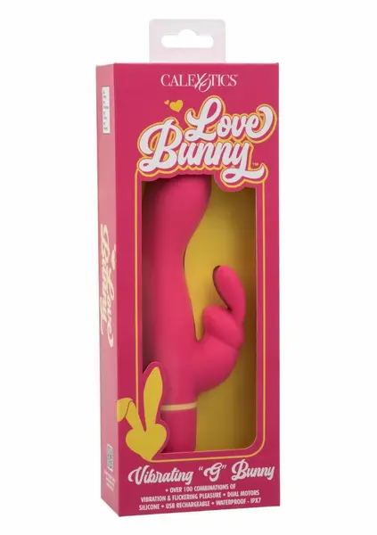 Love Bunny Vibrating G Bunny - Multi-Function Silicone Massager Pink