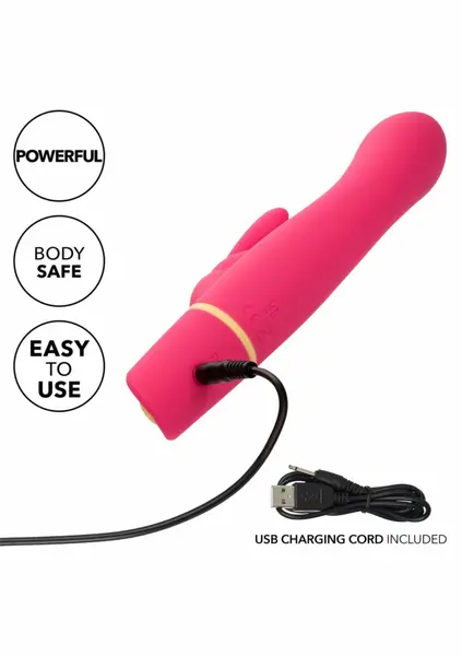 Love Bunny Vibrating G Bunny - Multi-Function Silicone Massager Pink