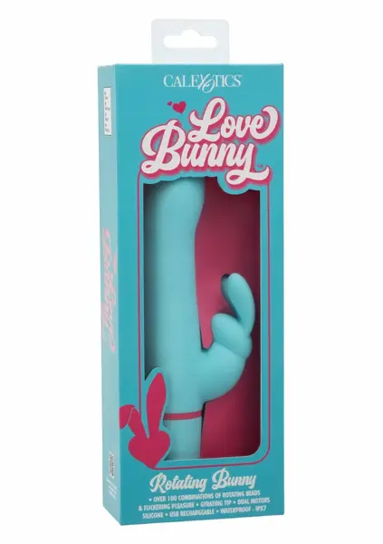 Love Bunny Rotating Bunny Dual-Action Massager, 12 Modes, Pink