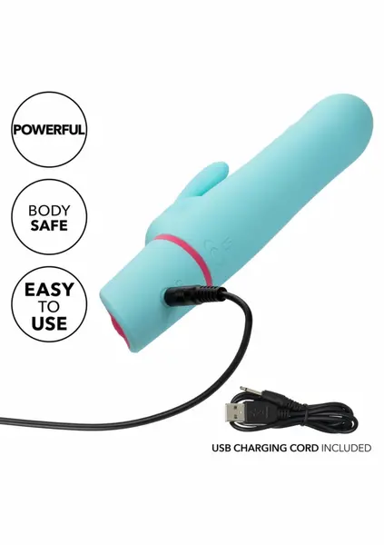 Love Bunny Rotating Bunny Dual-Action Massager, 12 Modes, Pink