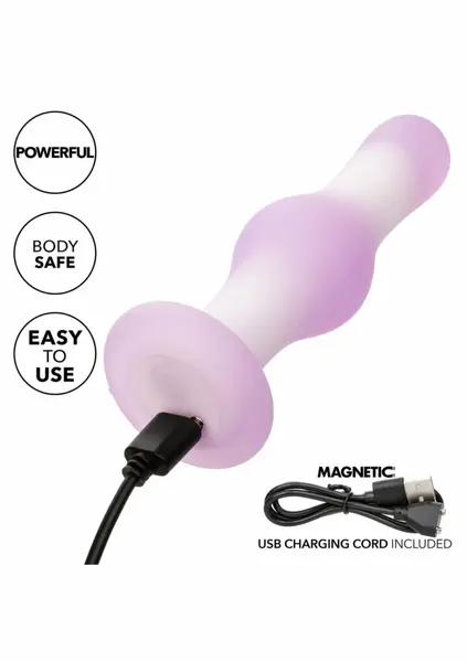 Lavender Haze Bulb Probe Silicone Intimate Massager 10-Function Violet