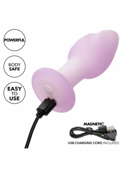 Lavender Haze Ridge Probe Vibrating Intimate Device, 10 Modes, Slim Design