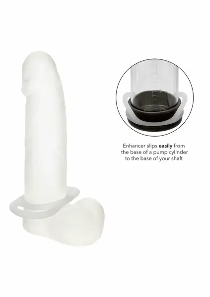 Alpha Silicone Commander Ring Liquid Silicone Flexible Black