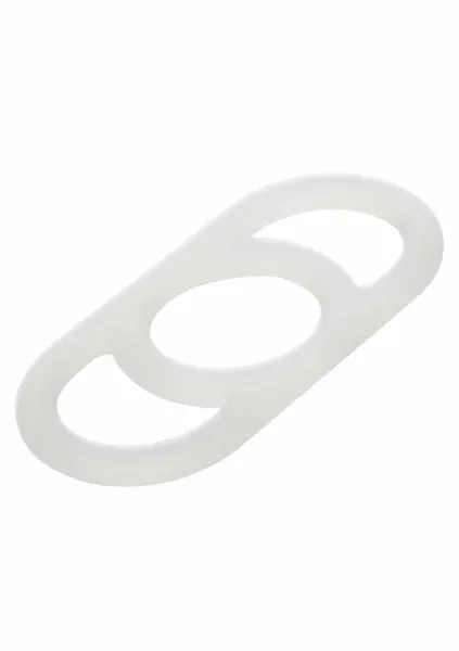 Alpha Silicone Commander Ring Liquid Silicone Flexible Black