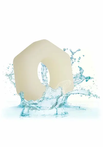 Alpha Glow-In-The-Dark Liquid Silicone Hexagonal Support Ring