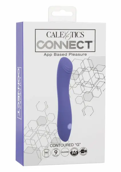 Connect Contour G силиконов вибратор с приложение, лилав