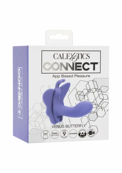 CalExotics Connect Venus Butterfly App-Controlled Silicone Device