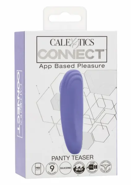 CalExotics Connect Panty Teaser App-Controlled Intimate Device Black