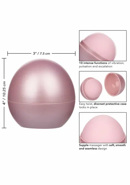 Opal Smooth Massager by Opal - 10-Function Silicone, Waterproof, USB