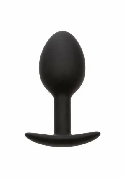CalExotics Weighted Silicone Plug 16.3g Ergonomic Intimate Trainer Black