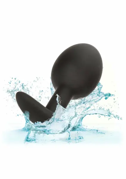 CalExotics Weighted Silicone Plug 16.3g Ergonomic Intimate Trainer Black