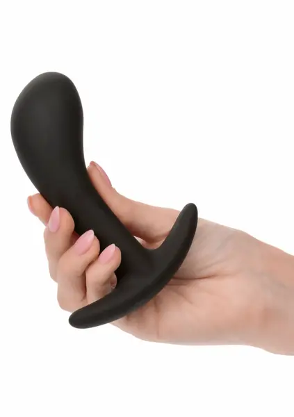 CalExotics Silicone Prostate Kit 3-Piece Set with Pull Handles Black