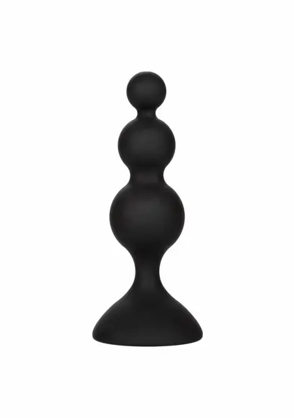 CalExotics Silicone Beaded Anal Kit 3-Piece Graduated Set Black