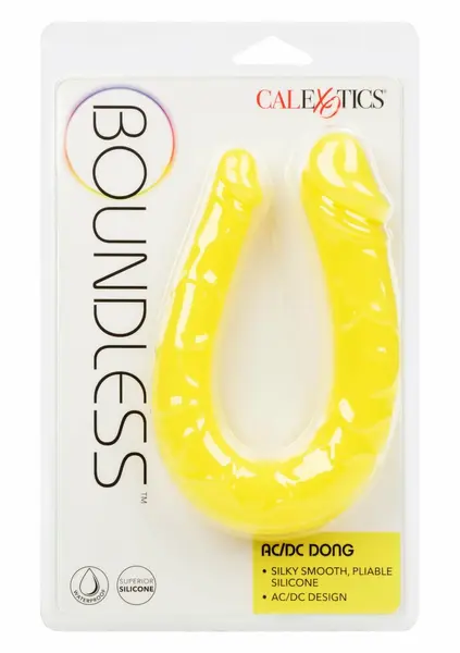 Boundless AC/DC Double-Ended Silicone Intimate Device, U-Shape, Black