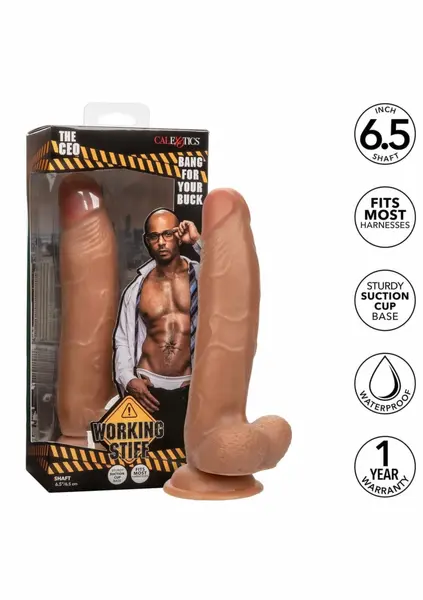 Working Stiff The CEO - Anatomical Model with Suction Cup, Beige, 20 cm