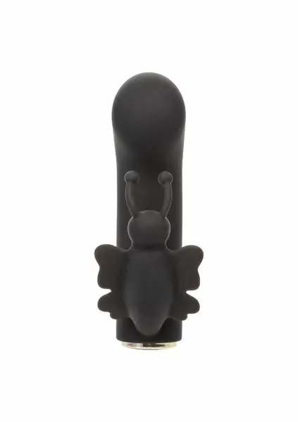Raven Butterfly Mini Dual Massager - Compact Curved Design, Black