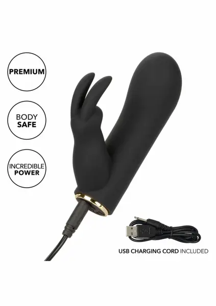 Raven Bunny Mini Dual Massager Waterproof Silicone USB Rechargeable