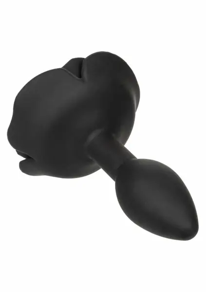 Forbidden Rose Anal Plug Small Silicone Ergonomic Pink 7.5 cm