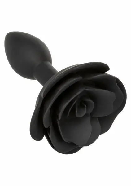 Forbidden Rose Anal Plug Small Silicone Ergonomic Pink 7.5 cm