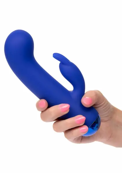 Thicc Chubby Bunny Dual Motor Liquid Silicone Massager, Pink, 5.25