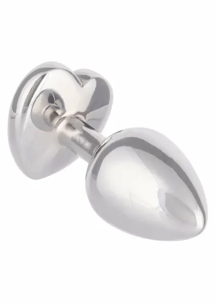 Jewel Small Ruby Heart Plug Metal Intimate Accessory Nickel-Free