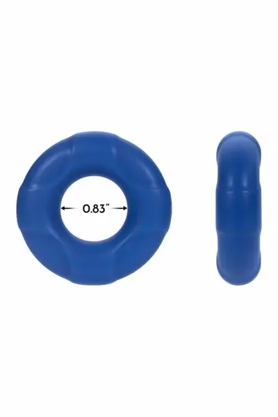 FORTO F-33 21mm C-Ring Medium Blue Liquid Silicone Comfort Fit