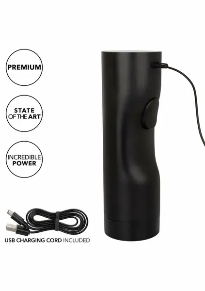 Bionic Thrusting Intimate Machine 7-Function USB Rechargeable Black