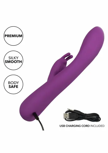 Jack Rabbit Elite Warming Rabbit Silicone Intimate Device Pink USB