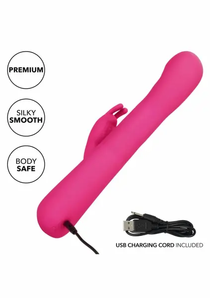 Jack Rabbit Elite Beaded G Rabbit Silicone Intimate Device Purple