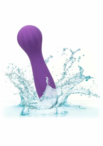 Stella O Wand Liquid Silicone Rechargeable Massager, Waterproof, Black