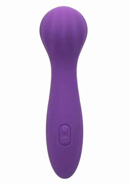 Stella O Wand Liquid Silicone Rechargeable Massager, Waterproof, Black