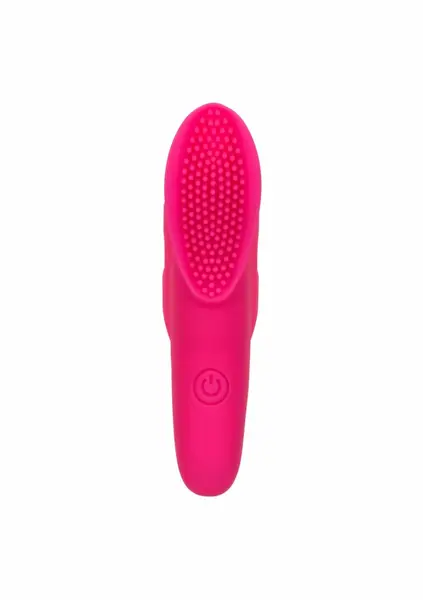 Neon Vibes The Nubby Vibe Finger Massager, 10 Modes, Waterproof, Pink