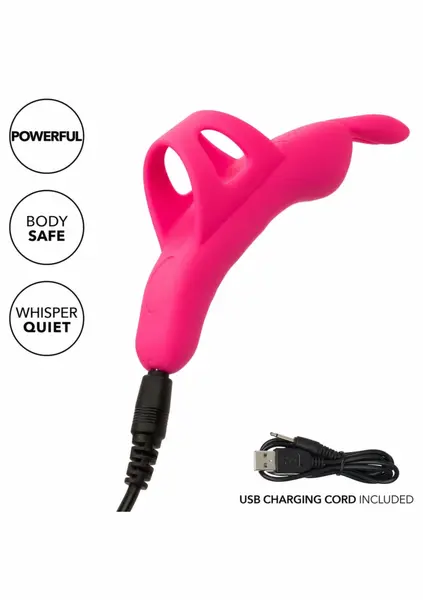 Neon Vibes The Flirty Vibrator Pink Silicone, 10 Modes, Rechargeable